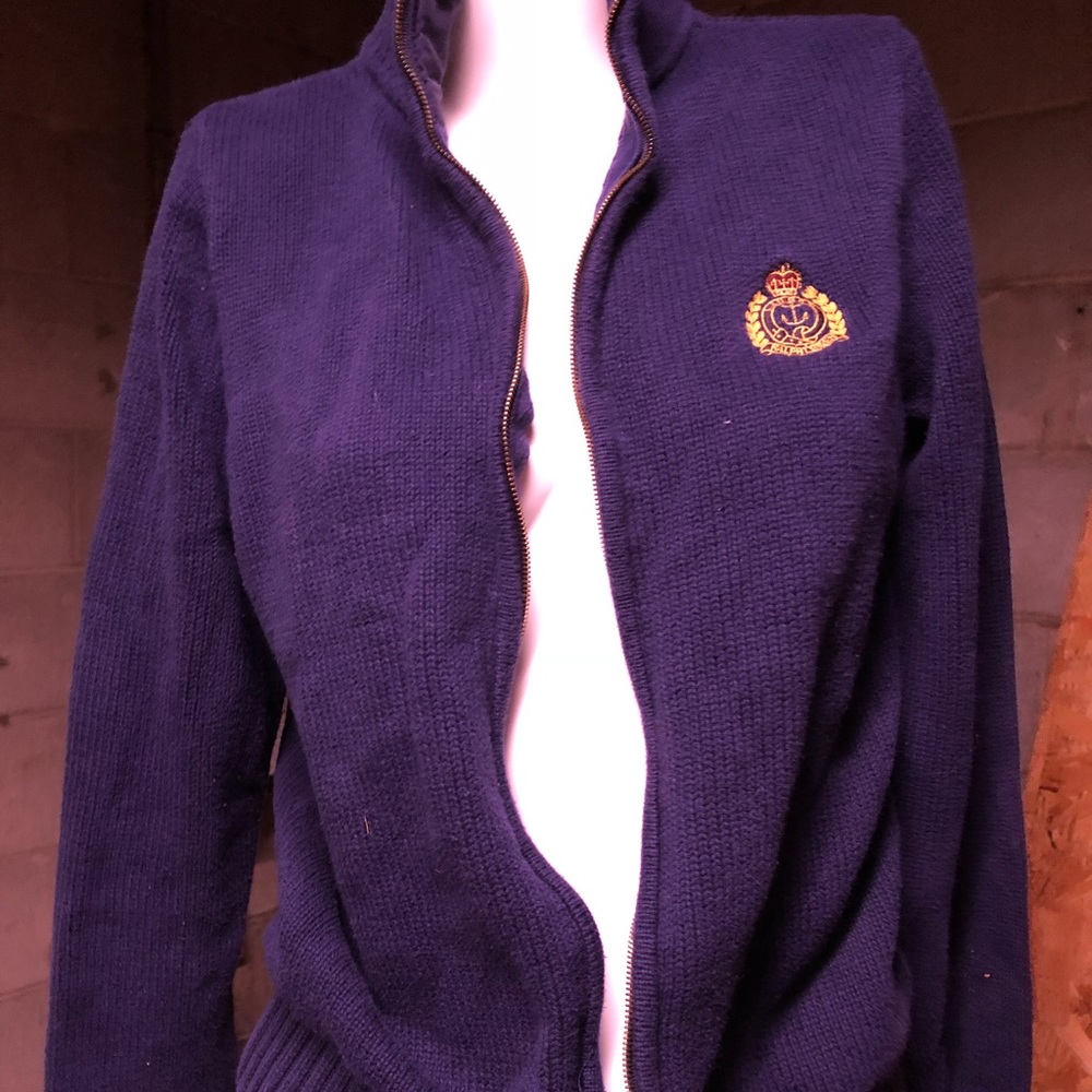 Navy Blue Ralph Lauren Knitted Sweater